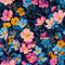 Nightlife Abstract Floral Pattern 2 Fabric - ineedfabric.com