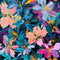 Nightlife Abstract Floral Pattern 3 Fabric - ineedfabric.com
