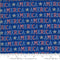 America The Beautiful American Type Fabric - Lake Blue - ineedfabric.com