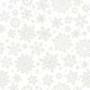 Assorted Snowflakes Tone on Tone Fabric - ineedfabric.com