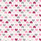 Be My Valentine Heart Fabric - White - ineedfabric.com