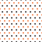 Black And Pumpkin Polka Dots Fabric - ineedfabric.com