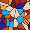 Crazy Paving Mosaic 4 Fabric - ineedfabric.com