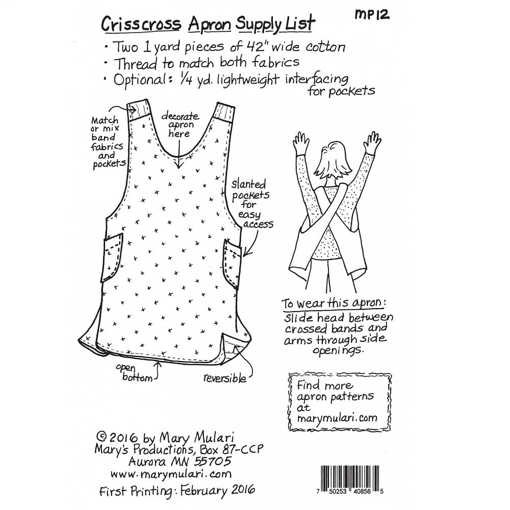Image result for criss cross apron pattern free