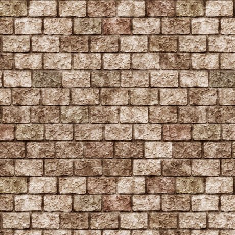 Dragon Quest Brick Fabric - ineedfabric.com