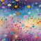Floral Ombre Art Splash Fabric - ineedfabric.com