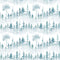 Foggy Forest Watercolor Fabric - Blue - ineedfabric.com