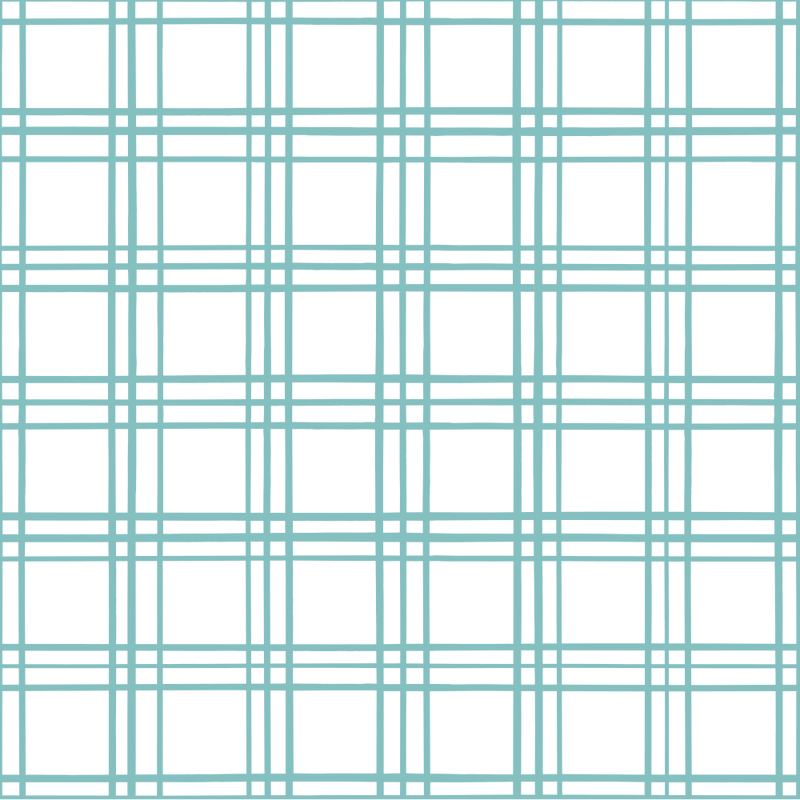 Geometric Plaid Fabric - Cornflower - ineedfabric.com