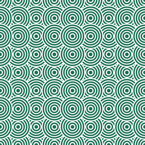Get Back Circles Fabric - Hunter Green - ineedfabric.com
