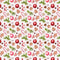 Gingerbread Cookies & Red Berried Fabric - Red - ineedfabric.com