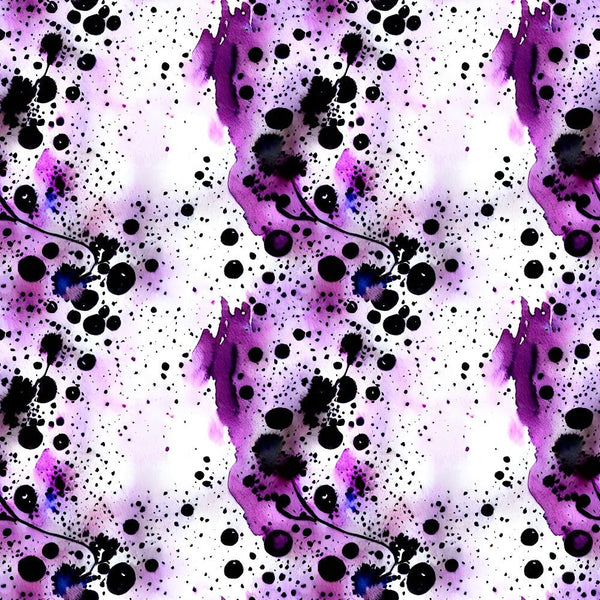 Ink Splatter Pattern 3 Fabric - ineedfabric.com