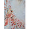 Merry Christmas Snowstorm Bird Fabric Panel - ineedfabric.com