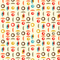 Mid-Century Shapes Fabric - Variation 2 - ineedfabric.com