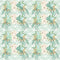 Mint Dreams Bouquets on Damask Fabric - Green - ineedfabric.com