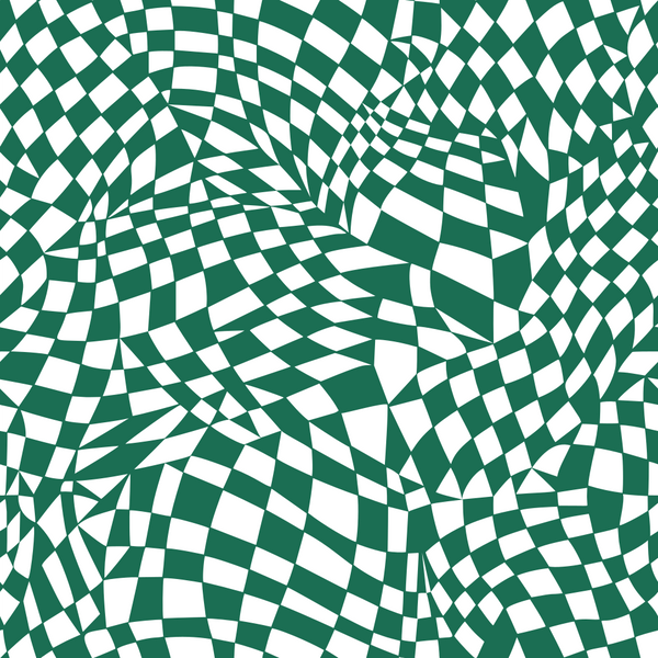 Mosaic Checkered Basics Fabric - Hunter Green - ineedfabric.com