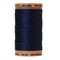 Navy Silk-Finish 40wt Solid Cotton Thread - 500yds - ineedfabric.com