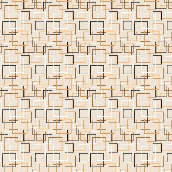 Random Square Abstract Fabric - ineedfabric.com