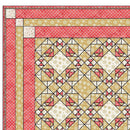 Red Grunge and Gold Christmas Quilt Kit 80" x 80" - ineedfabric.com