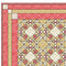 Red Grunge and Gold Christmas Quilt Kit 80" x 80" - ineedfabric.com