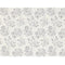 Remember When Grey Floral Fabric - White - ineedfabric.com