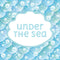 Under The Sea Mermaid Tail Fabric Fabric Panel - Blue/Green - ineedfabric.com