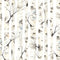 Watercolor Birch Trees with Branches Fabric - ineedfabric.com