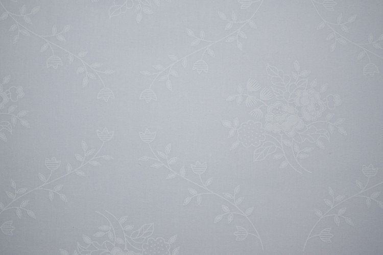 108" Floral Quilt Backing Fabric - White/White - ineedfabric.com