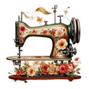 Elegant Sewing Machine 5 Fabric Panel - ineedfabric.com