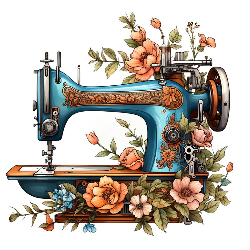 Majestic Sewing Machines 7 Fabric Panel - ineedfabric.com