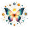 Mystical Butterflies Celestial Fabric Panel - ineedfabric.com