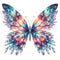 Mystical Butterflies Crystal 3 Fabric Panel - ineedfabric.com