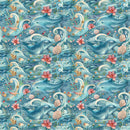 The Dolphin Bay Pattern 1 Fabric - ineedfabric.com