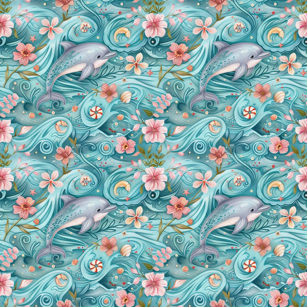 The Dolphin Bay Pattern 11 Fabric - ineedfabric.com