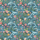 The Dolphin Bay Pattern 3 Fabric - ineedfabric.com