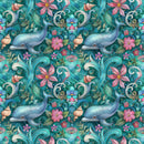 The Dolphin Bay Pattern 4 Fabric - ineedfabric.com