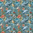 The Dolphin Bay Pattern 5 Fabric - ineedfabric.com