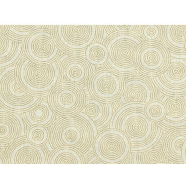 108" Get Back Circles Quilt Backing - Beige - ineedfabric.com
