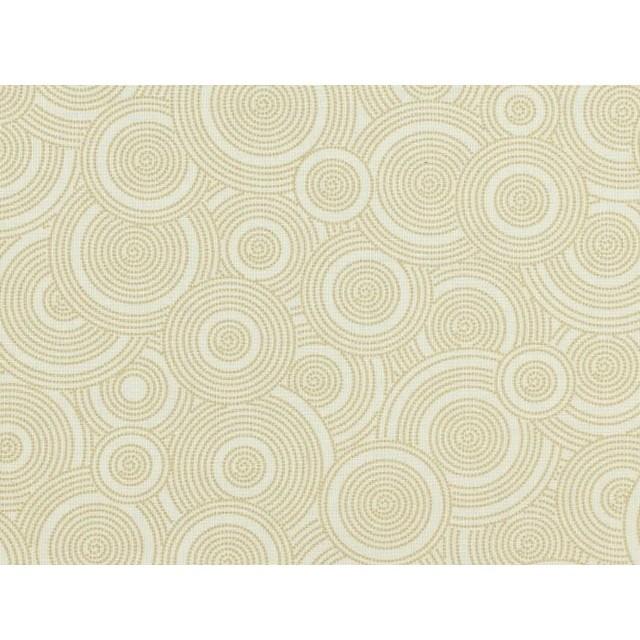 108" Get Back Circles Quilt Backing - Beige - ineedfabric.com