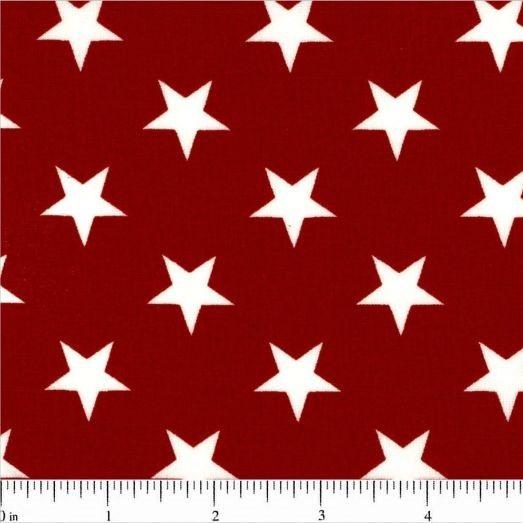 108" Large Star Quilt Backing - Red - ineedfabric.com