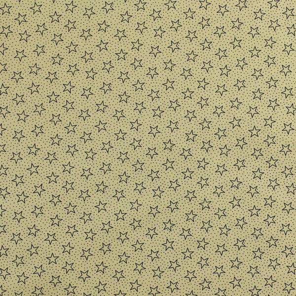 108" Quilt Backing, Antique Stars and Dots Fabric - Navy - ineedfabric.com