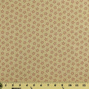 108" Quilt Backing, Antique Stars and Dots Fabric - Red - ineedfabric.com