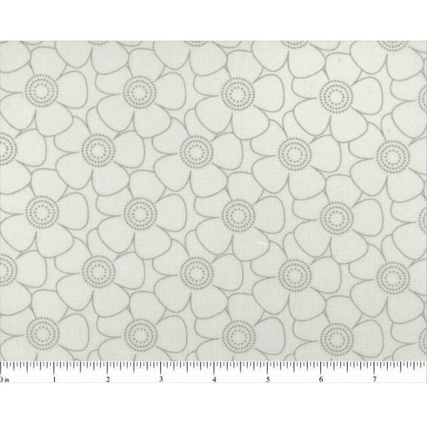 108" Quilt Backing Fabric, Daisy Flower - Get Back - ineedfabric.com