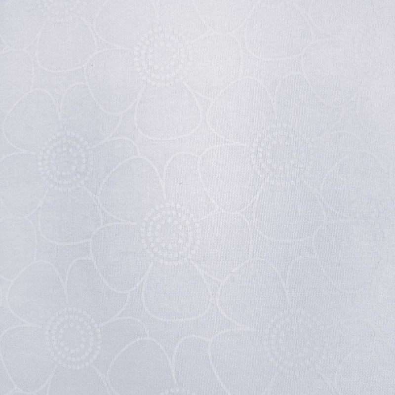108" Quilt Backing Fabric, Daisy Flower - Tone on Tone - ineedfabric.com