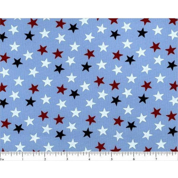 108" Small Stars on Blue Quilt Backing - ineedfabric.com