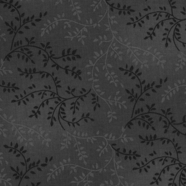 108" Vine Quilt Backing Fabric - Black - ineedfabric.com