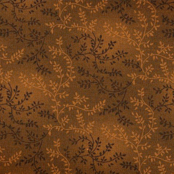 108" Vine Quilt Backing Fabric - Brown - ineedfabric.com