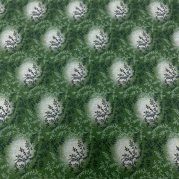 108" Vine Quilt Backing Fabric - Dark Green - ineedfabric.com