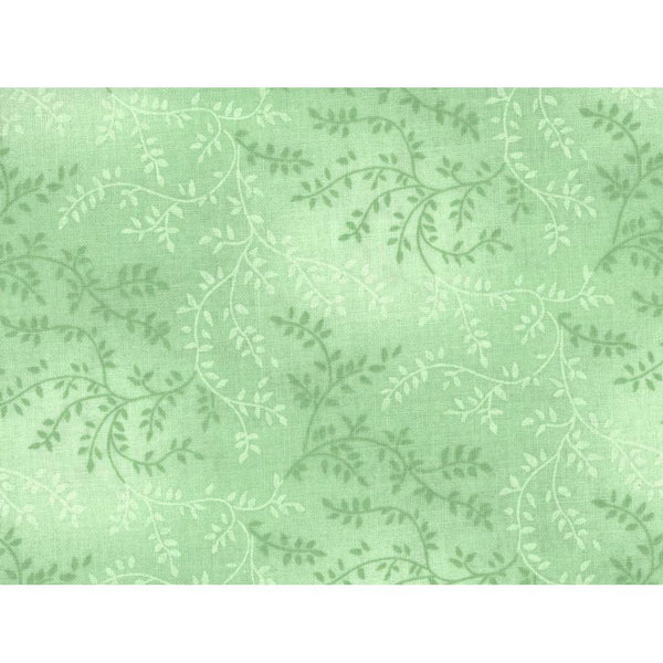 108" Vine Quilt Backing Fabric - Light Green - ineedfabric.com