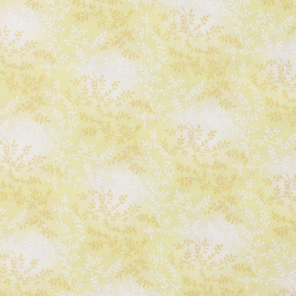 108" Vine Quilt Backing Fabric - Yellow - ineedfabric.com