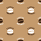 Natural Coffee Bean Fabric - Brown